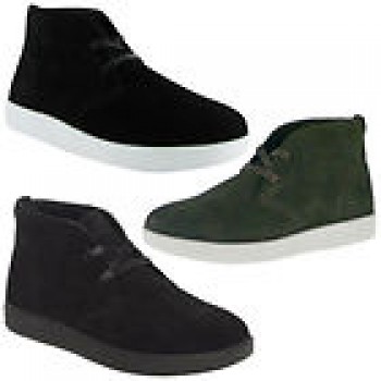 Mens Casual Suede Cadillac Lace Up Shoes Many Sizes & Colors to choose from